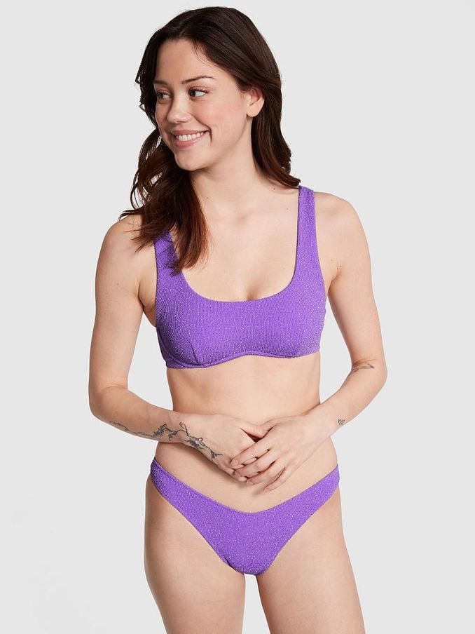 Luscious Lavender Purple Padded Bikini Top (K71931) | £13