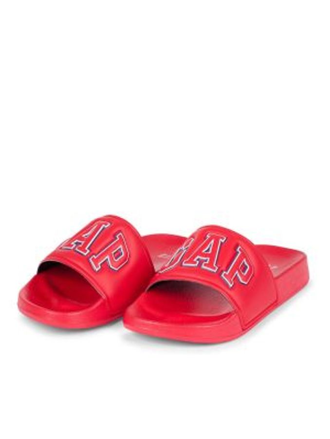 Red Kids Austin Logo Sliders (K72000) | £15