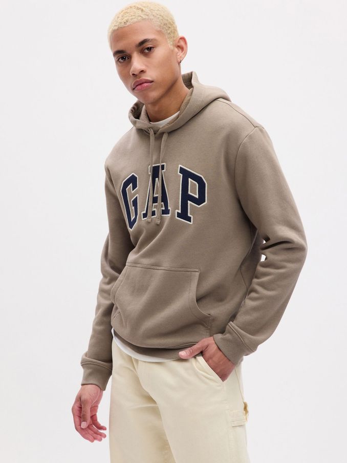 Light Brown Logo Hoodie (K72027) | £35