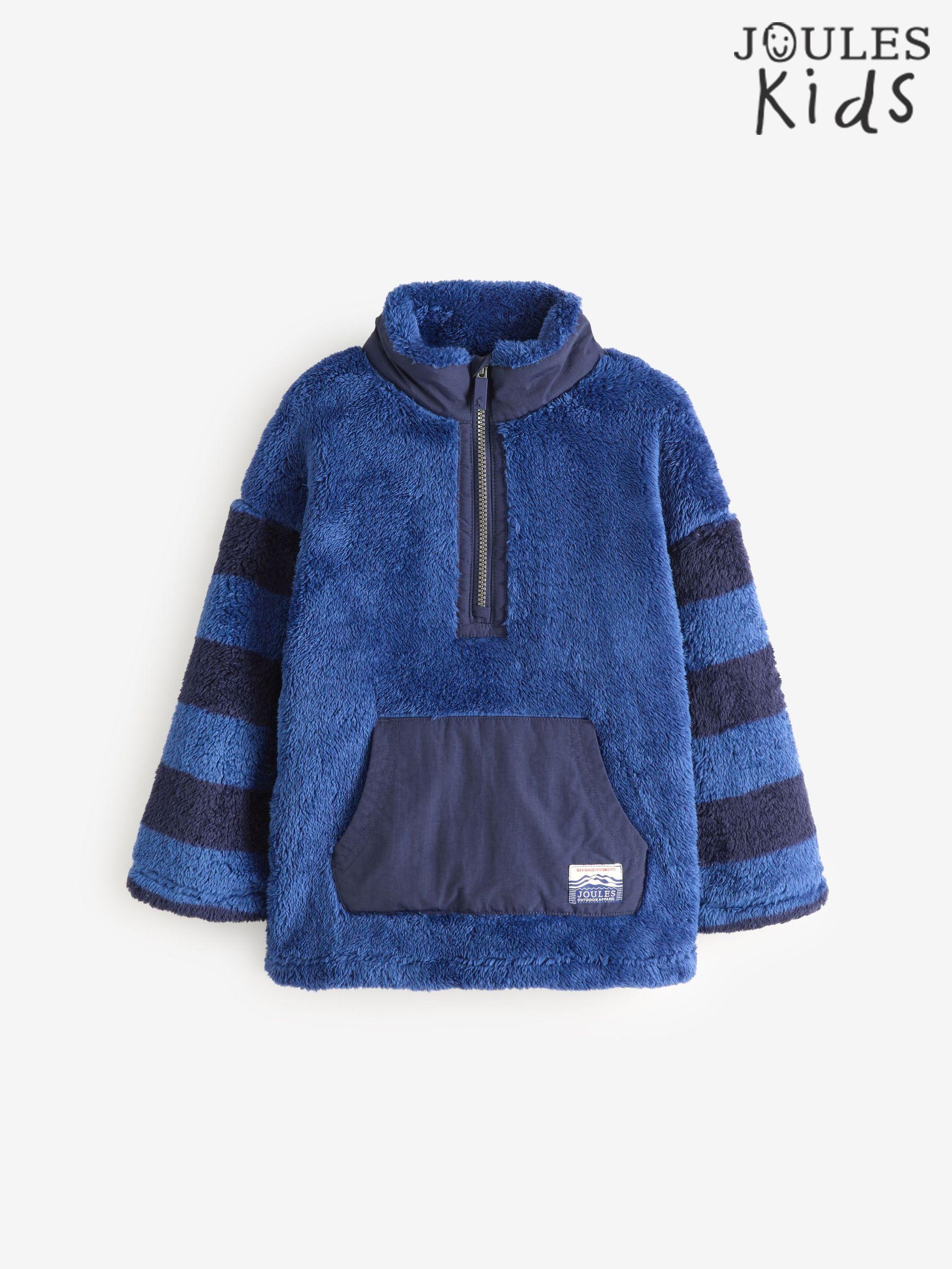 Boys' Always Cosy Blue Half Zip Borg Fleece (K73357) | £20 - £22