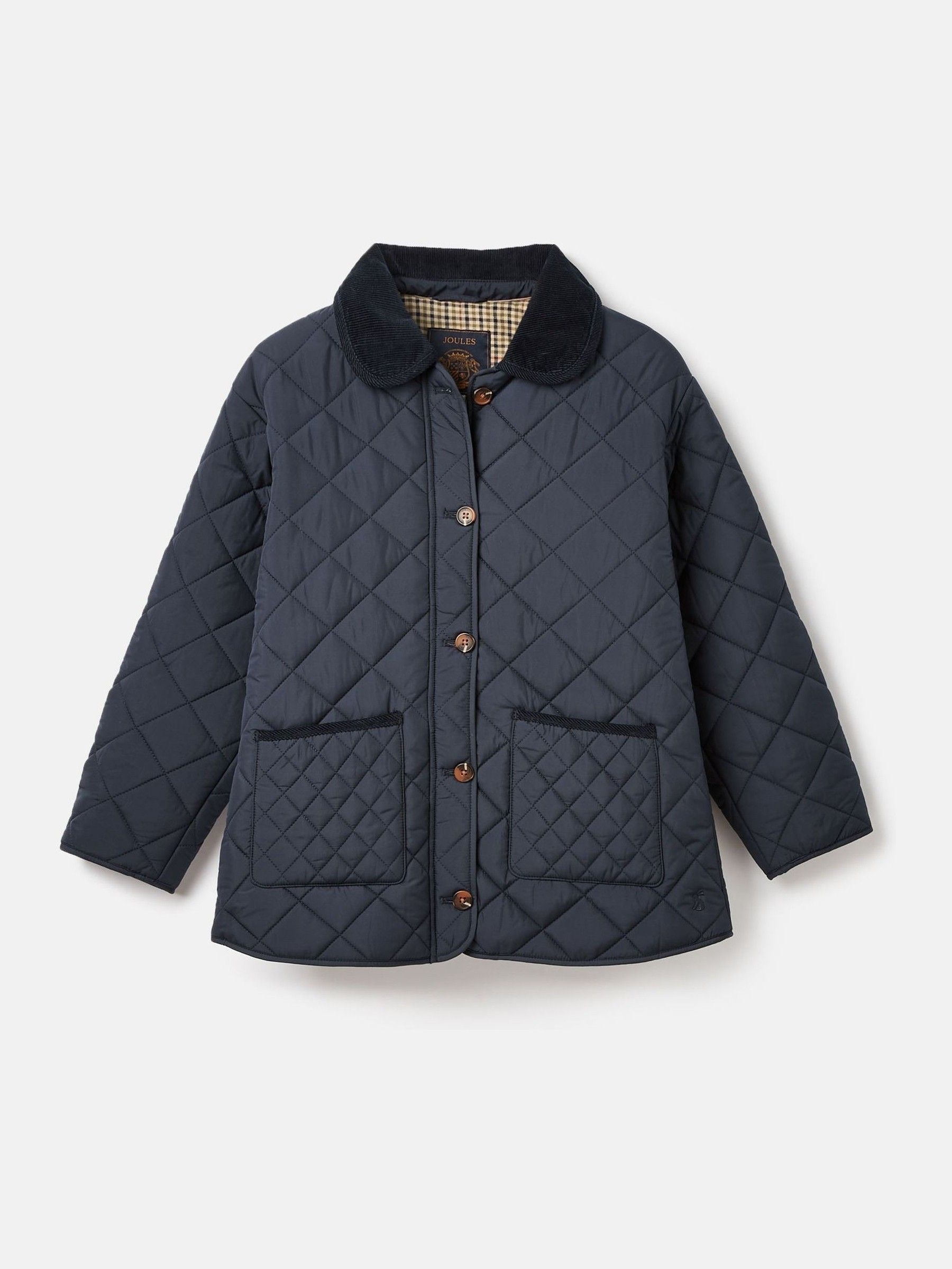 Kids' Mayberry Navy Blue Quilted Jacket (K73437) | £23 - £25
