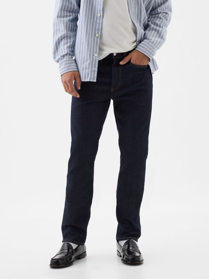 Dark Indigo Blue Slim Fit Comfort Stretch Jeans (K73471) | £40