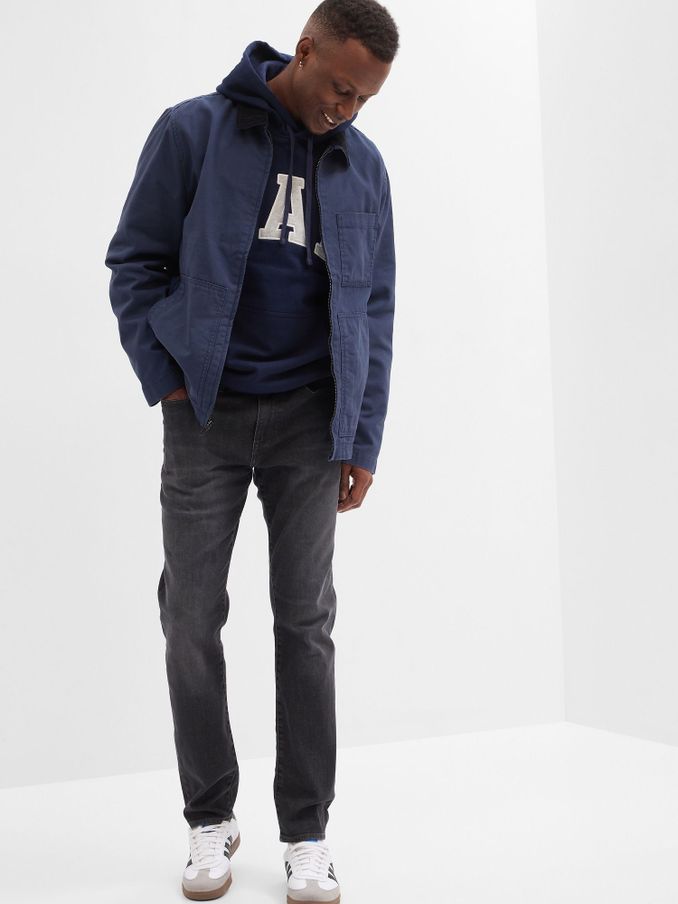 Washed Black Slim Fit Comfort Stretch Soft Jeans (K73490) | £50