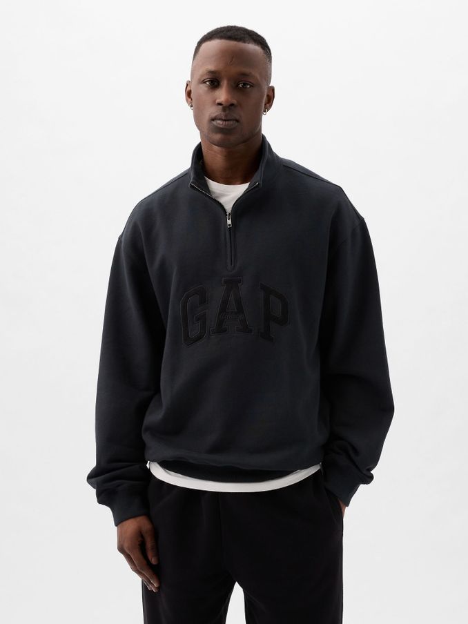 Black Heavyweight  Arch Logo Pullover (K73512) | £29