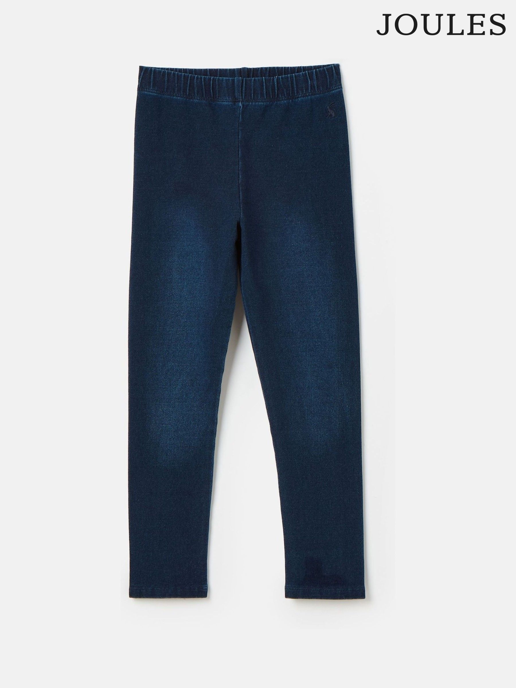Girls' Trot Denim Dark Wash Jersey Denim Jodphur-Style Leggings (K73625) | £14 - £16
