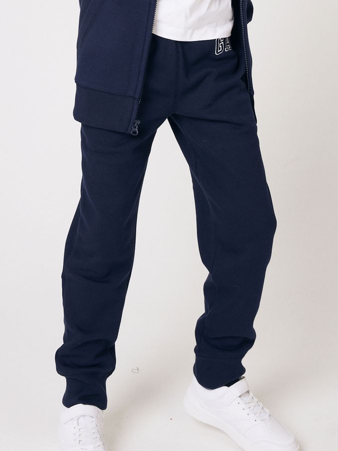 Navy Blue Vintage Logo Fleece-Lined Joggers (4-13yrs) (K73636) | £18