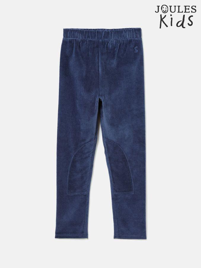 Giddy Up Navy Blue Stretch Cord Legging (K73659) | £14 - £16