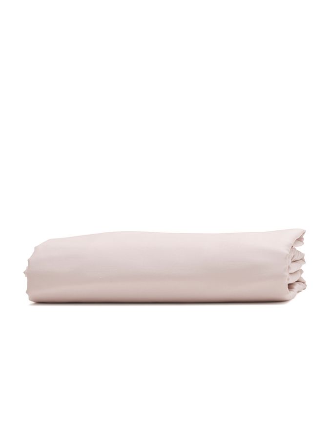 Bedfolk Pink 100% Cotton Luxe Fitted Sheet (K73872) | £60 - £110