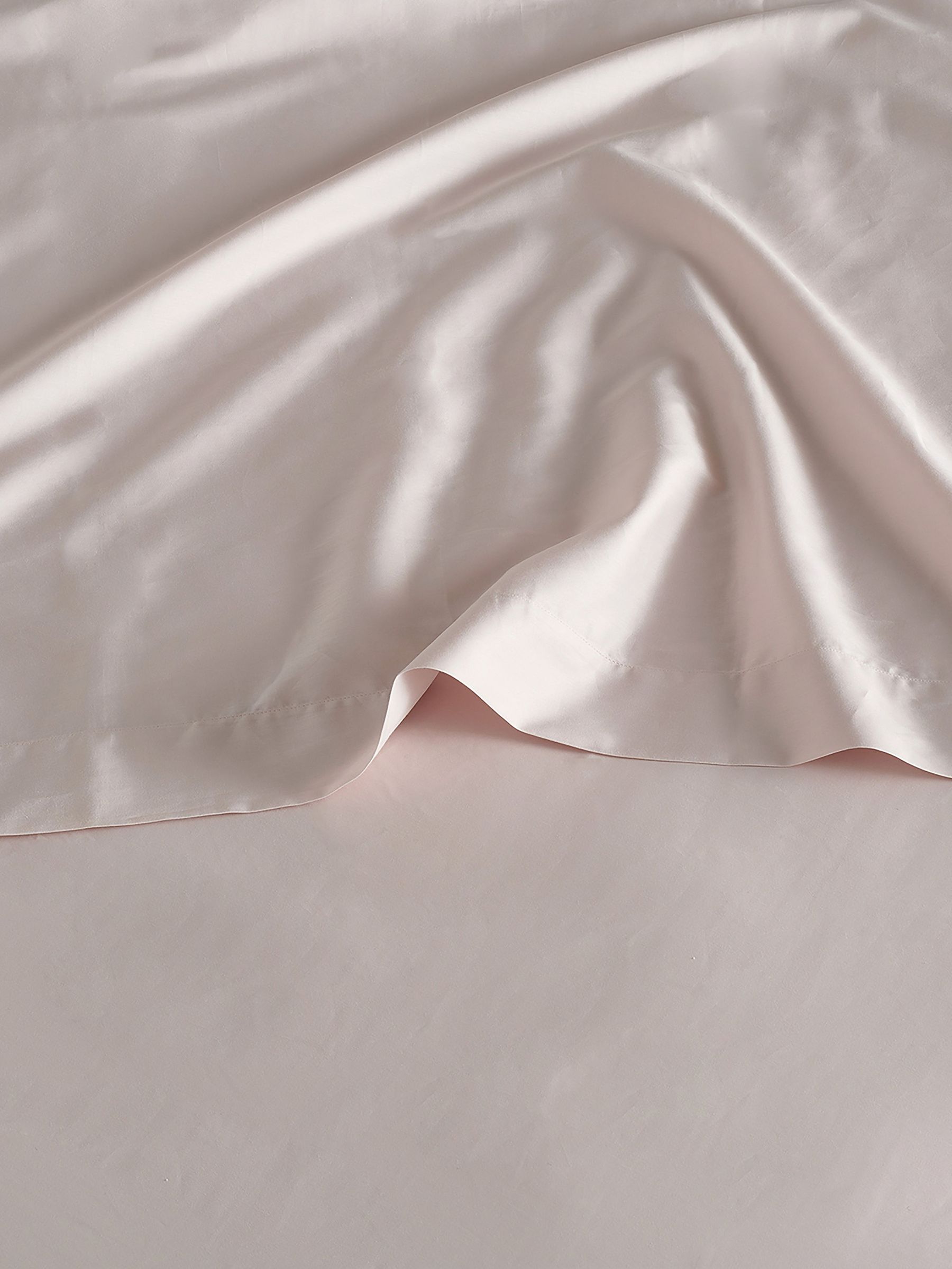 Bedfolk Pink 100% Cotton Luxe Deep Fitted Sheet (K73898) | £65 - £115