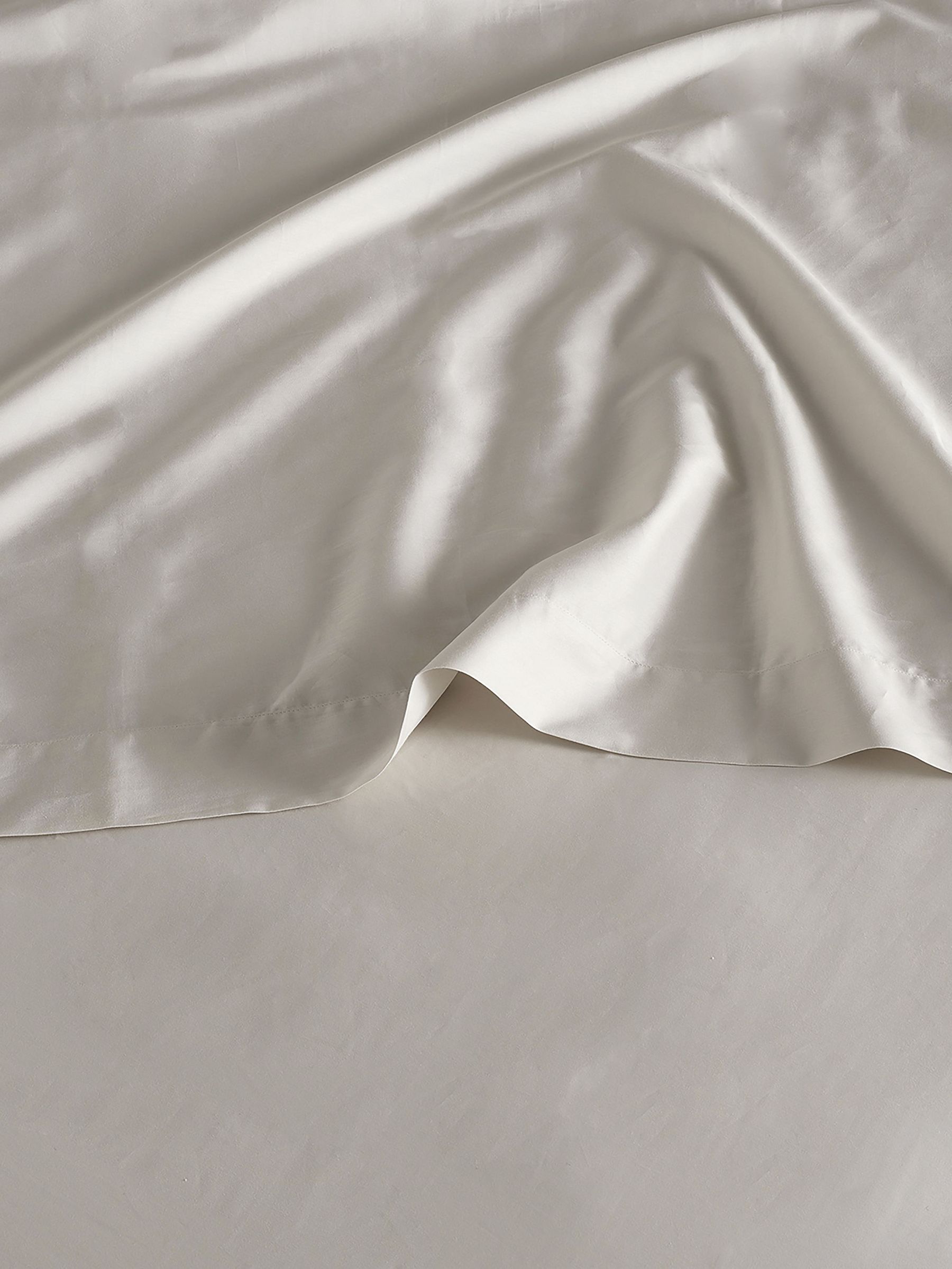 Bedfolk Natural 100% Cotton Luxe Deep Fitted Sheet (K73913) | £65 - £115