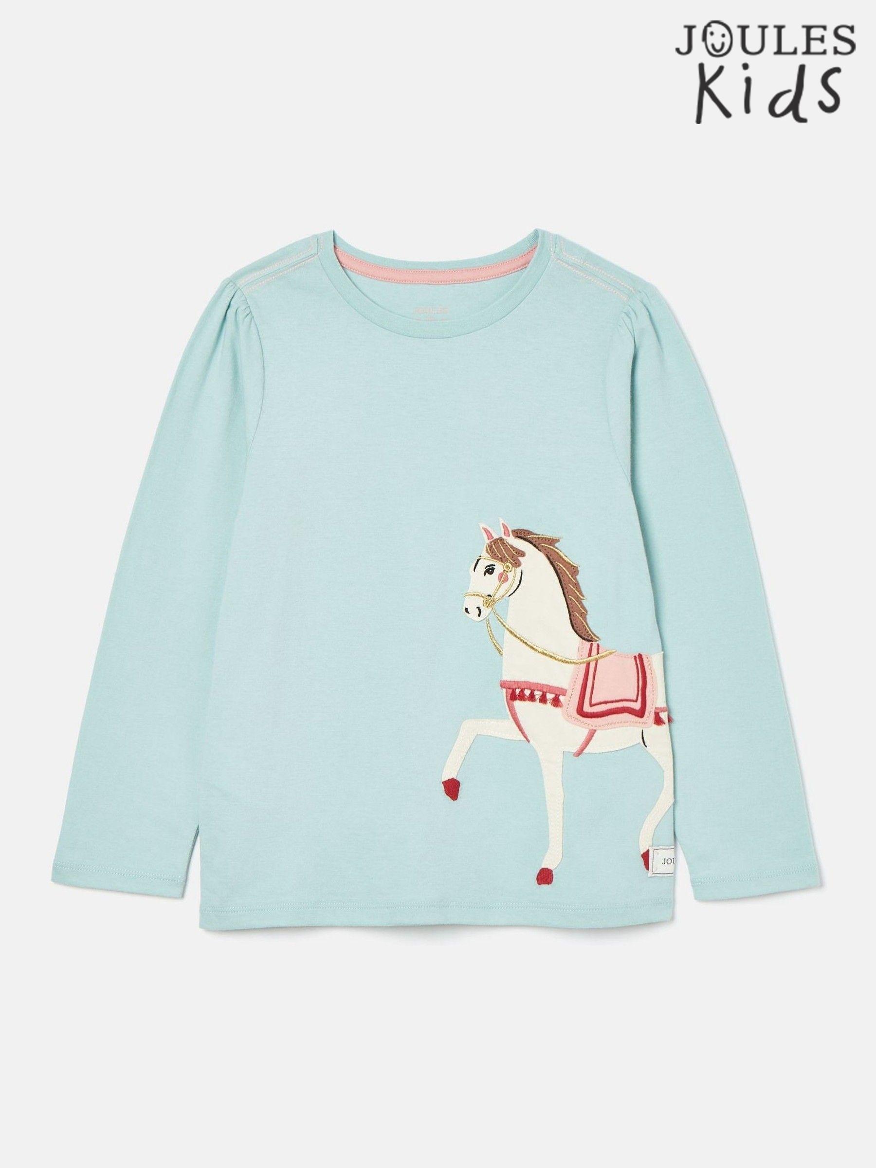 Girls' Ava Mint Green Artwork T-Shirt (K75070) | £11 - £12