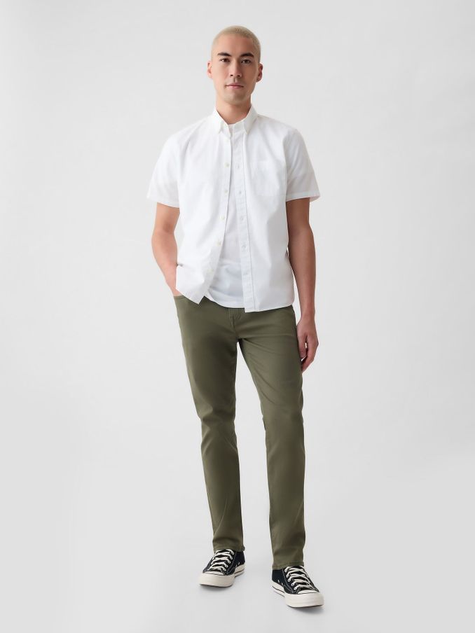 Khaki Green Everyday Slim Fit Jeans (K75261) | £50