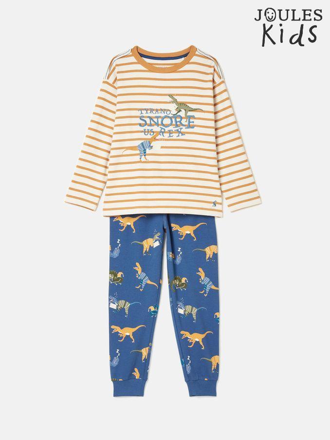 Doze Days Dinosaur Print Jersey Pyjama Set (K75624) | £20 - £23