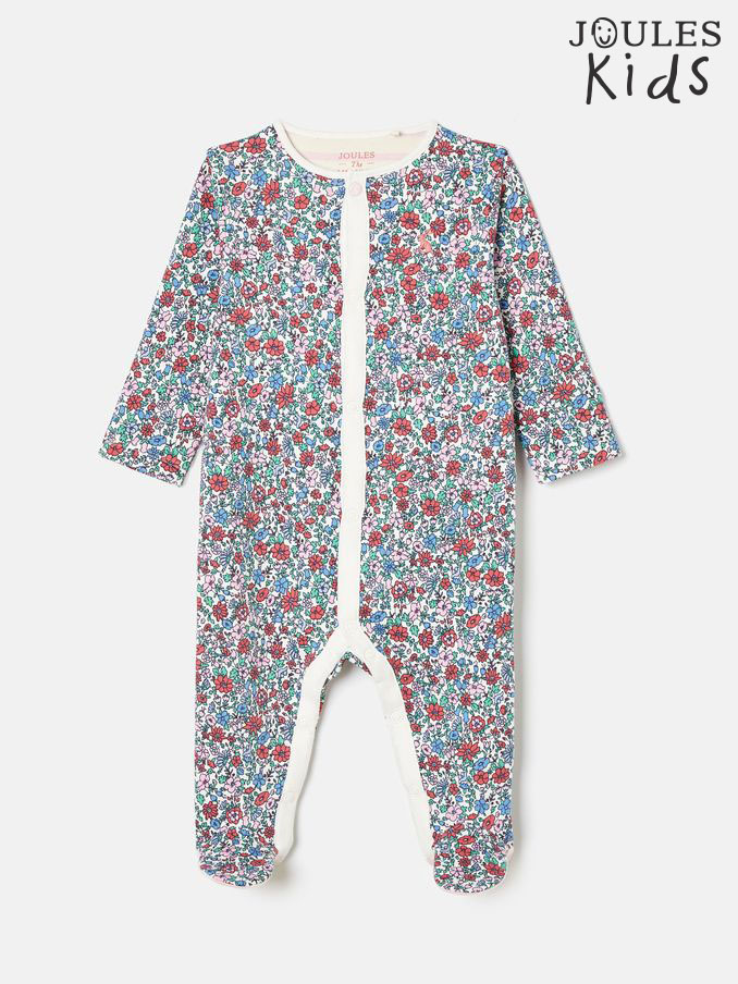 Razamataz Multi Ditsy Print Cotton Babygrow (K75639) | £16