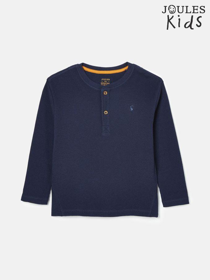 Boys' Arthur Blue Henley Top (K75699) | £8 - £9