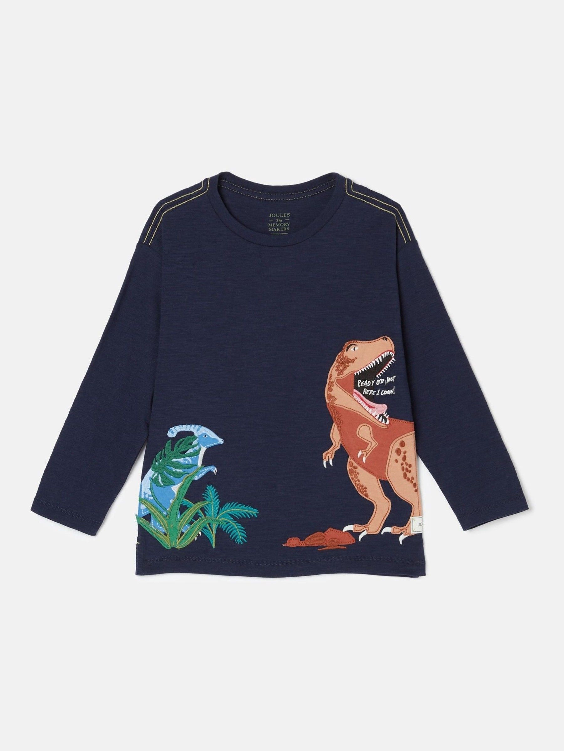 Boys' Jack Navy Blue Artwork Top (K75739) | £16 - £18
