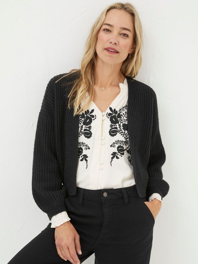 Anna Black Cardigan (K76057) | £28
