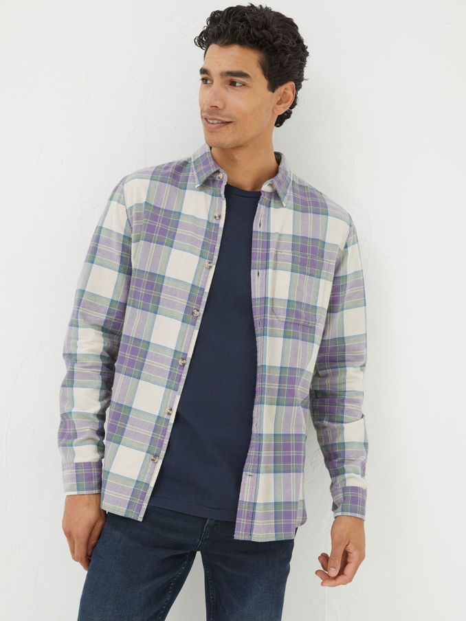 Frensham Purple Check Shirt (K76398) | £25