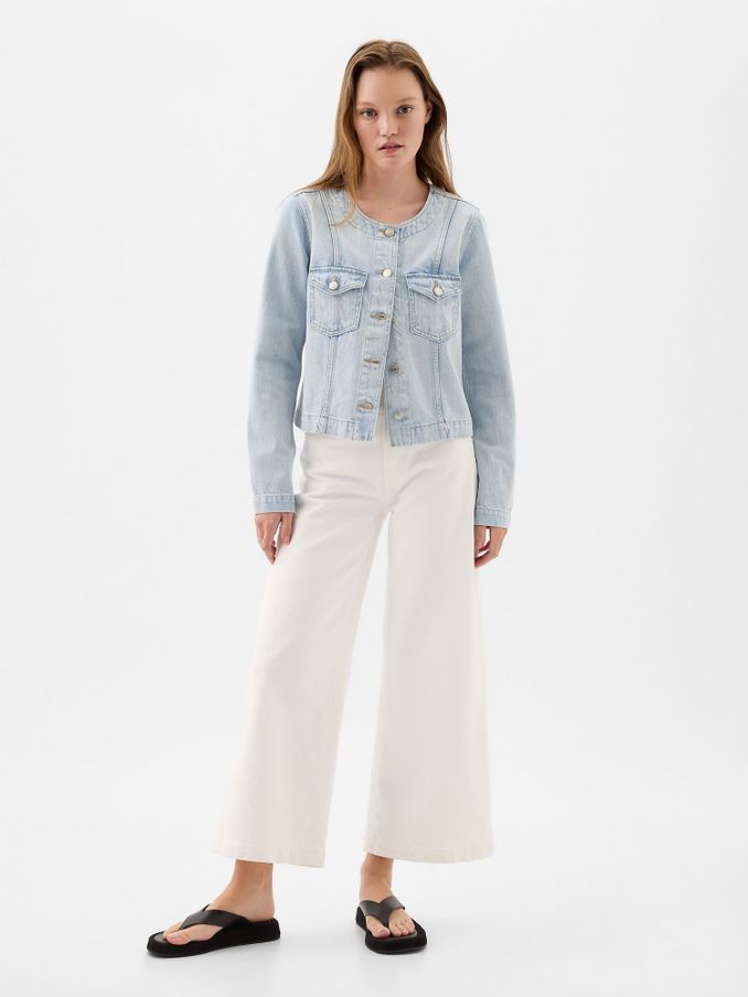 Blue Denim Jacket with Washwell (K78219) | £16