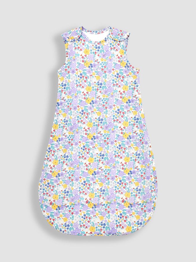 Lilac Floral 1 Tog Baby Sheet Sleeping Bag (K79462) | £10