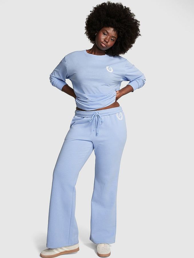 Harbor Blue Flared Joggers (K79721) | £19
