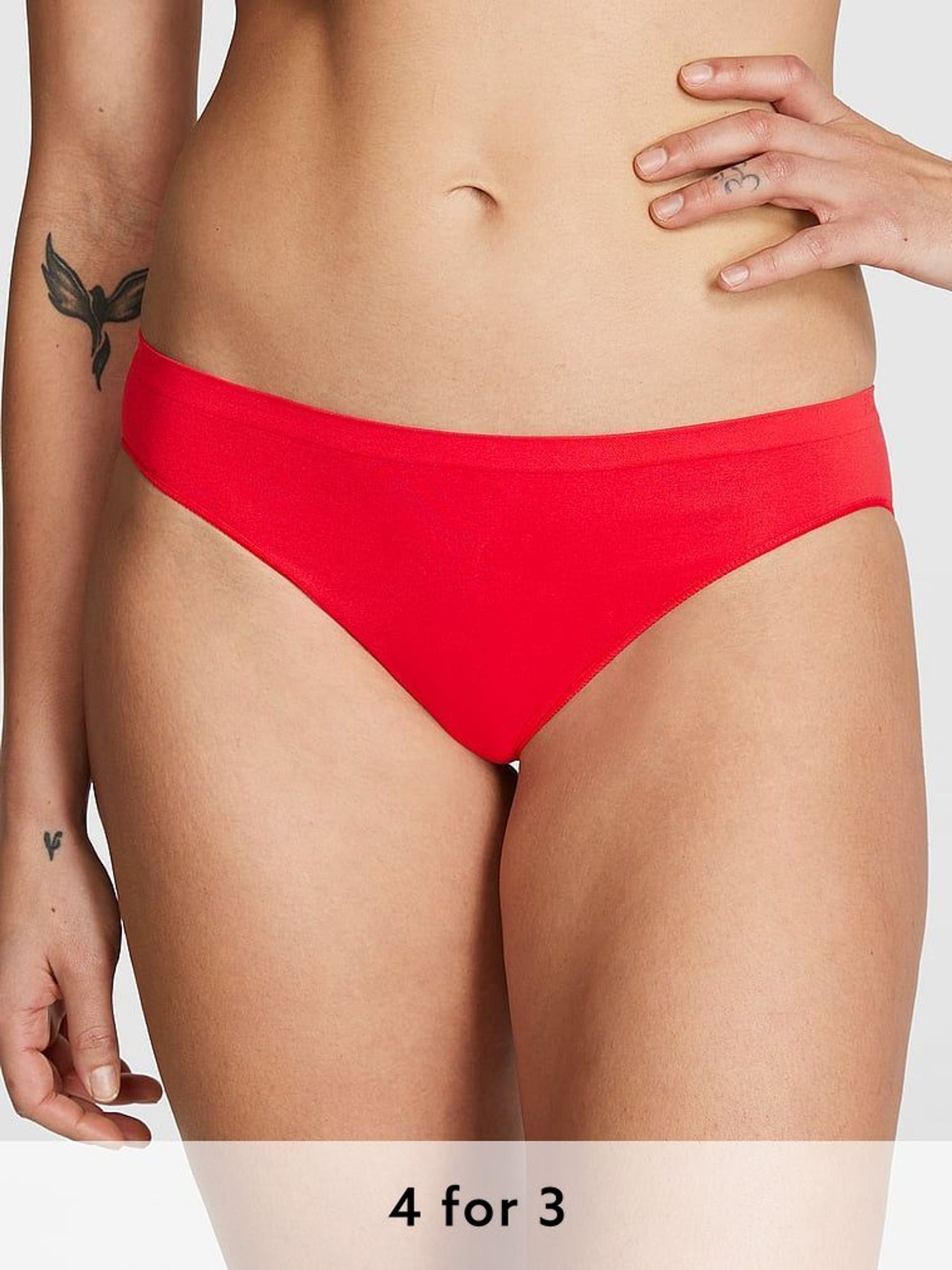 Red Pepper Seamless Bikini Knickers (K79736) | £9