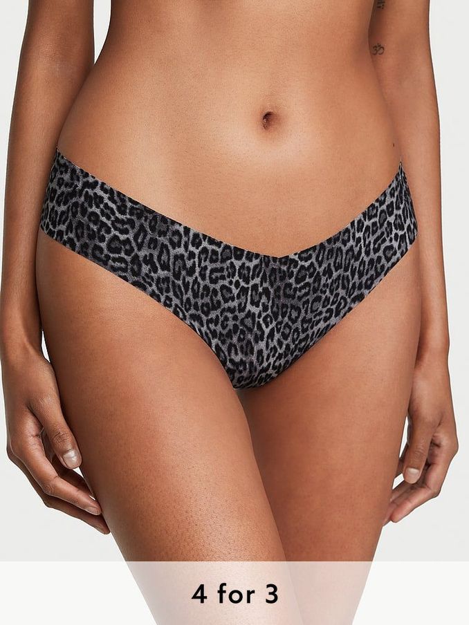 Black Basic Animal Instincts Thong Knickers (K80604) | £9