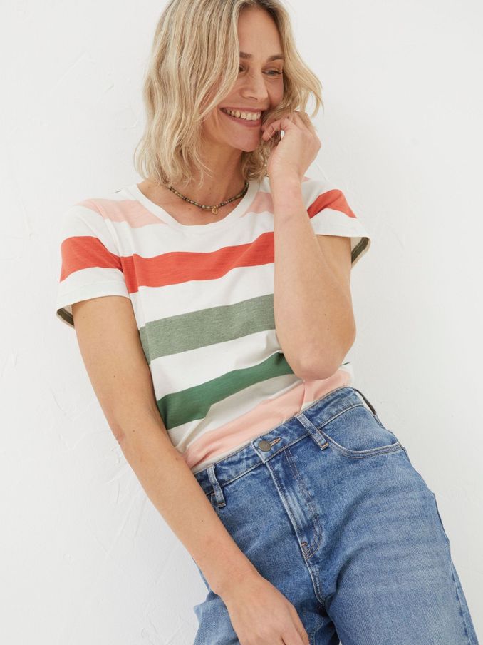 Natural Stripe T-Shirt (K81188) | £18