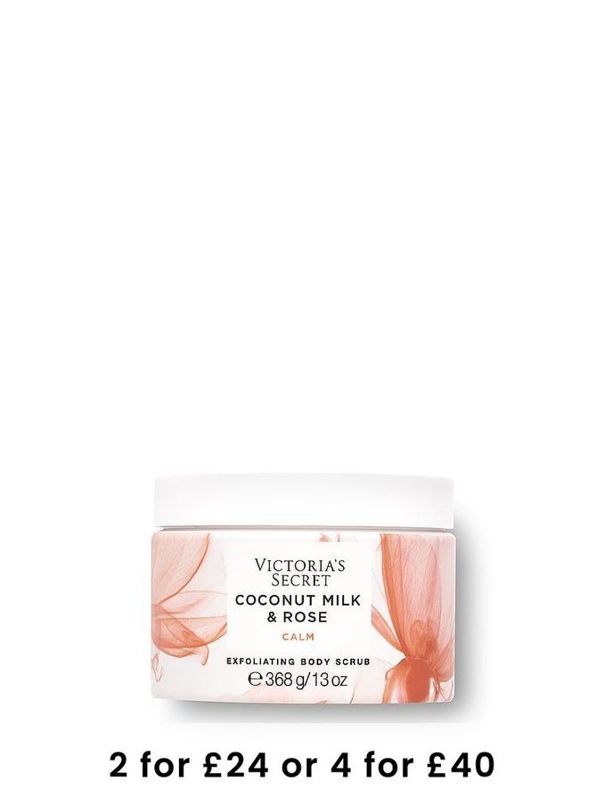 Coconut Milk & Rose Natural Beauty Body Scrub 368g (K84877) | £18