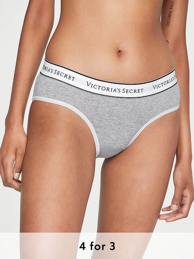 Grey Heather Hipster Knickers (K89107) | £9