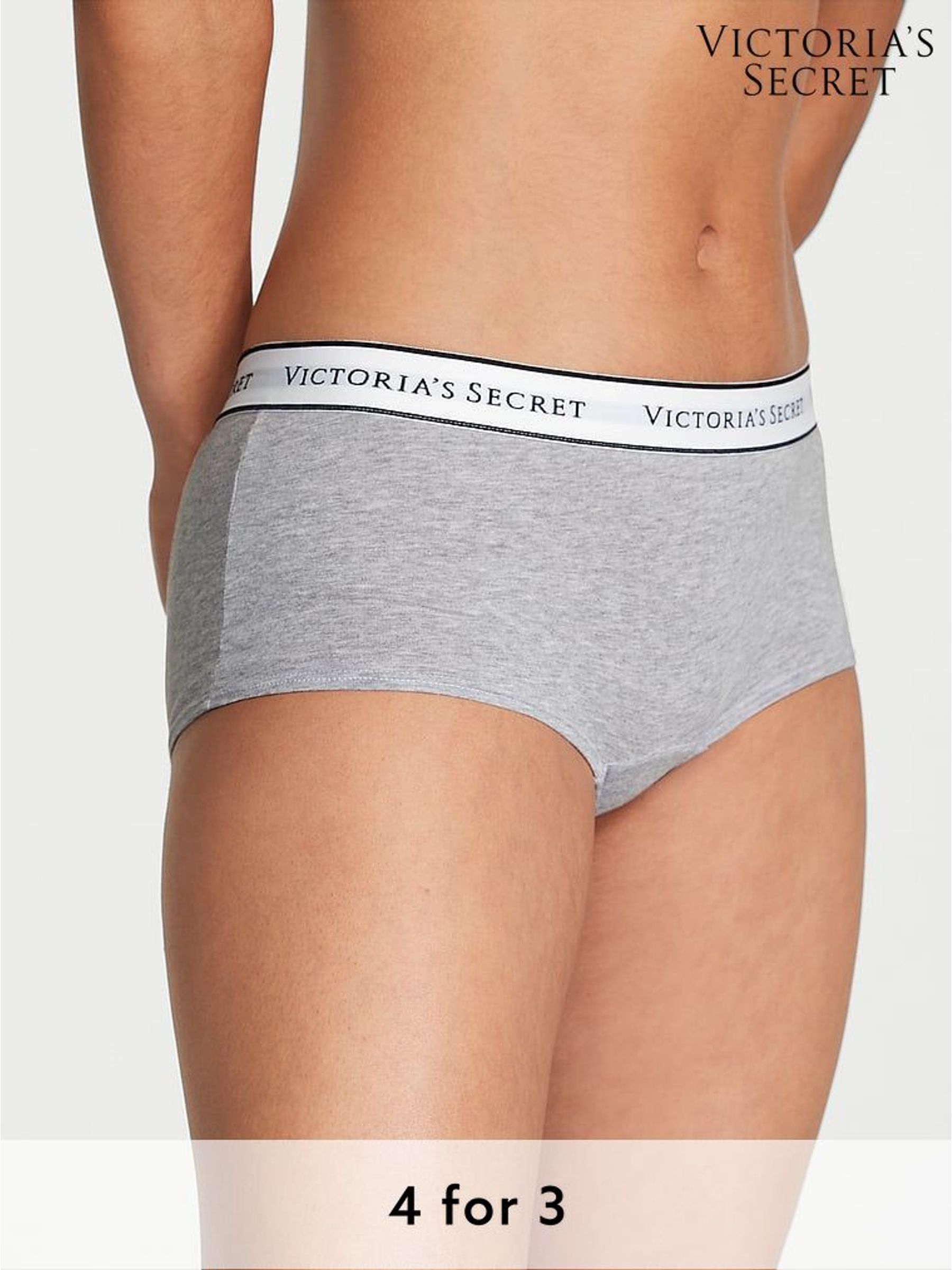 Grey Heather Short Knickers (K89132) | £9
