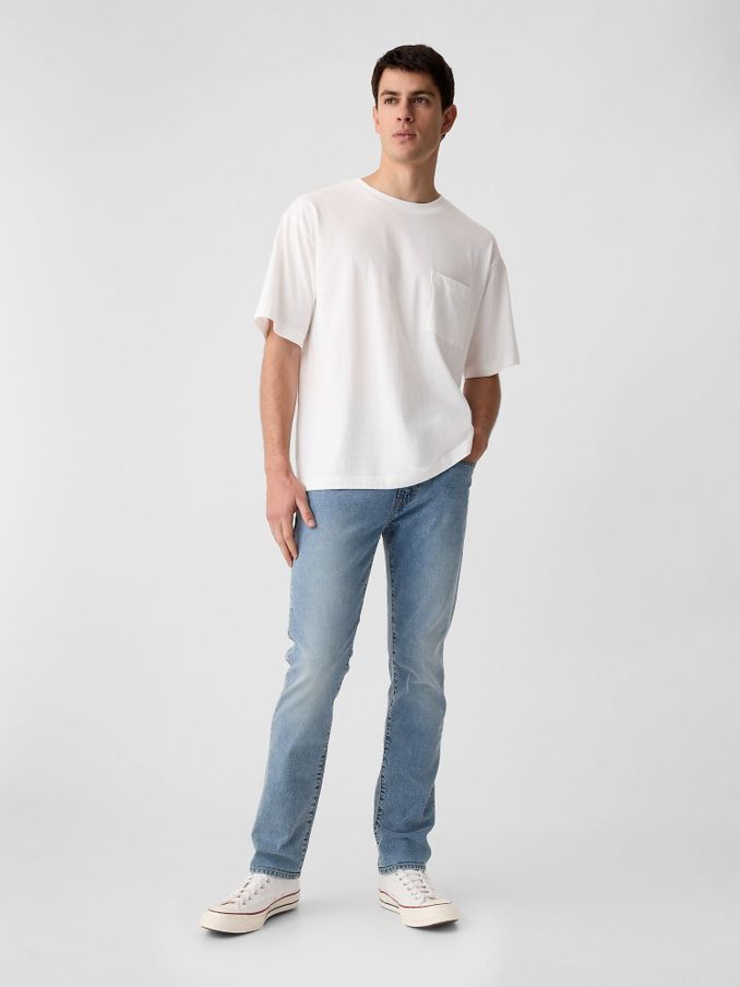 Light Wash Blue Slim Fit Comfort Stretch Jeans (K90427) | £40