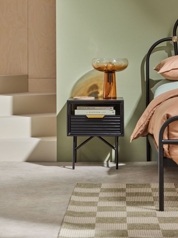 Black Haines Bedside Table (K90548) | £229