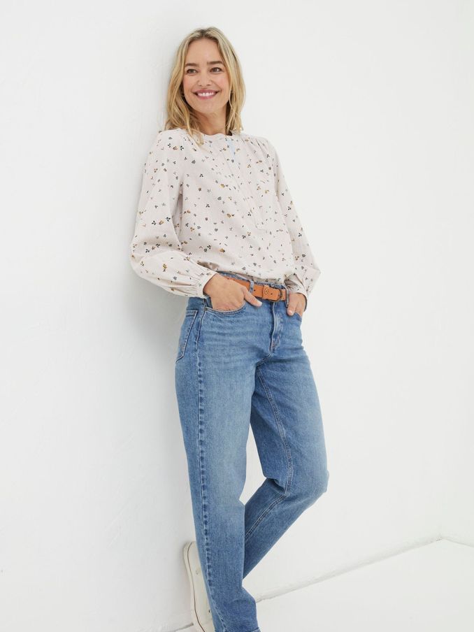 White Ditsy Blouse (K90643) | £28