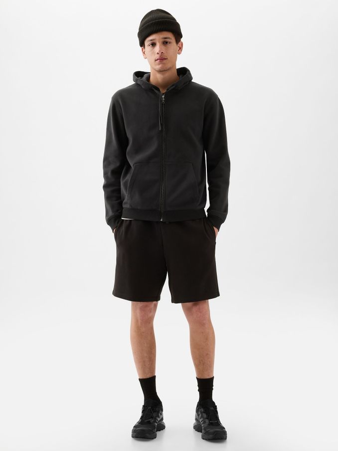 Black Pull On Logo Jogger Shorts (K93337) | £25