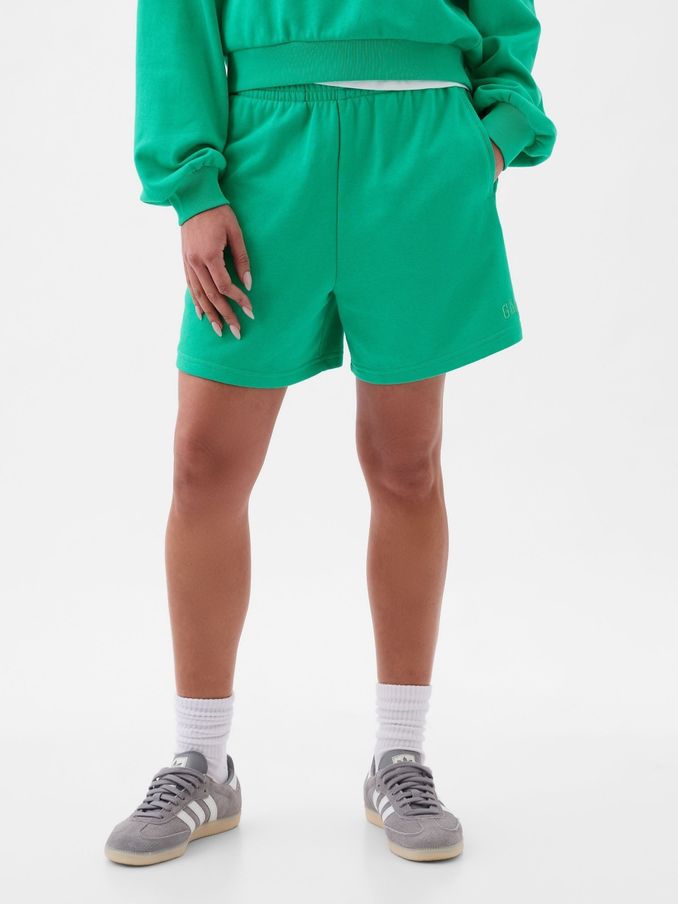 Green Pull On Logo Jogger Shorts (K93353) | £12