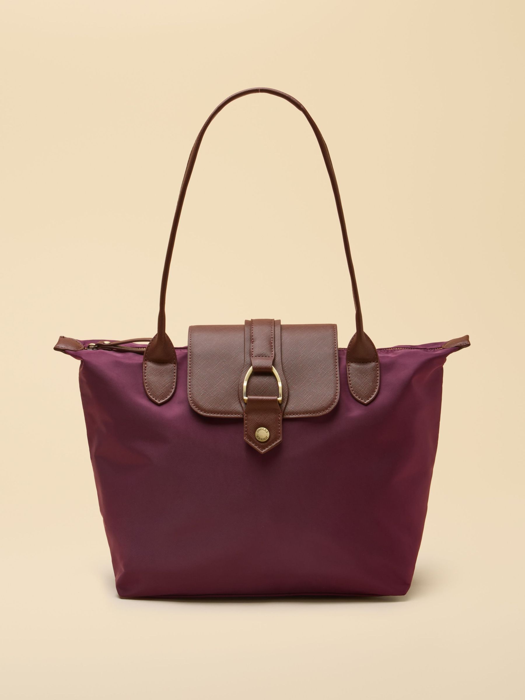 Port Red - Zip Top Shopper Bag
