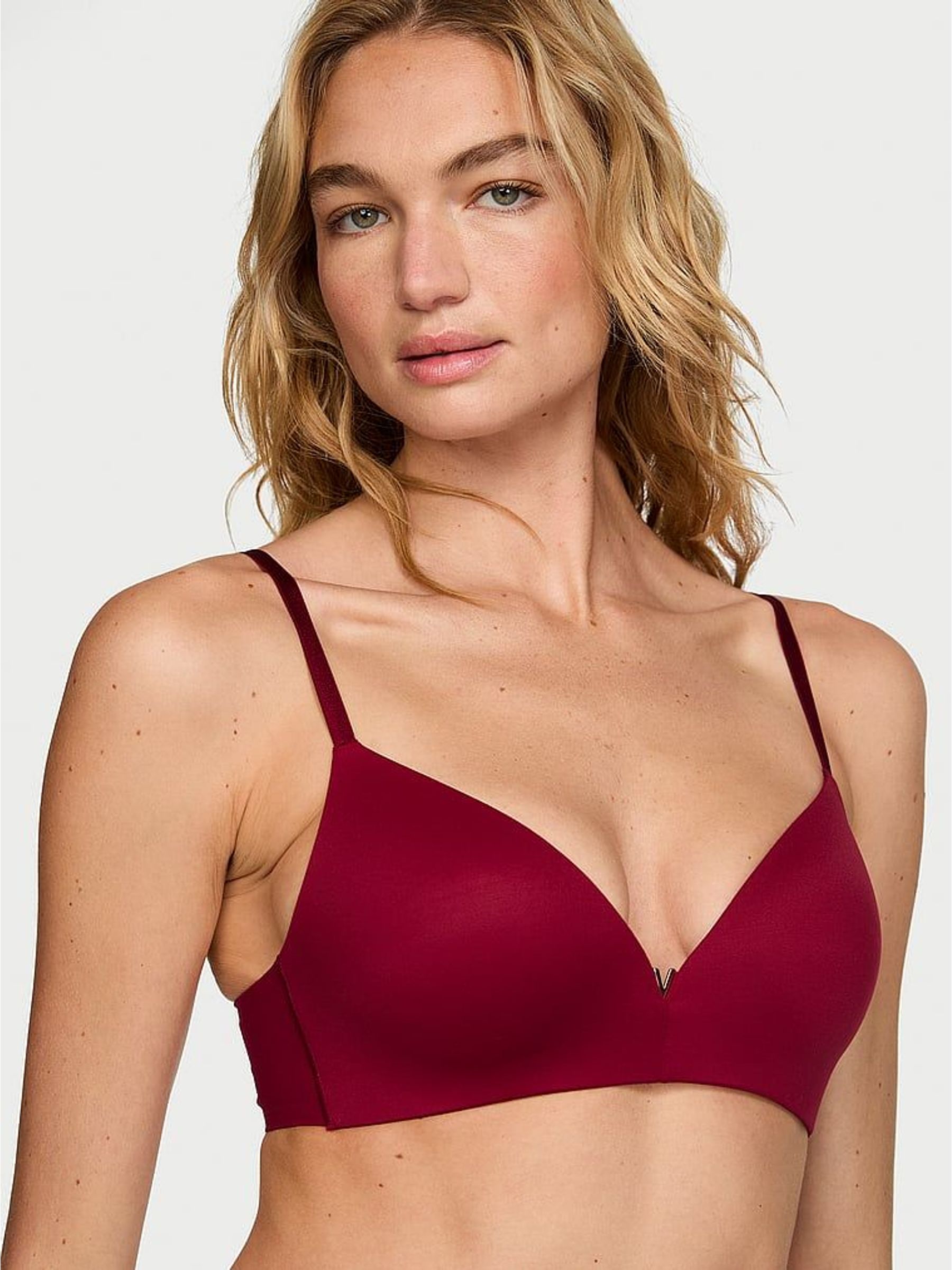 Red Lacquer - Non Wired Push Up Bra