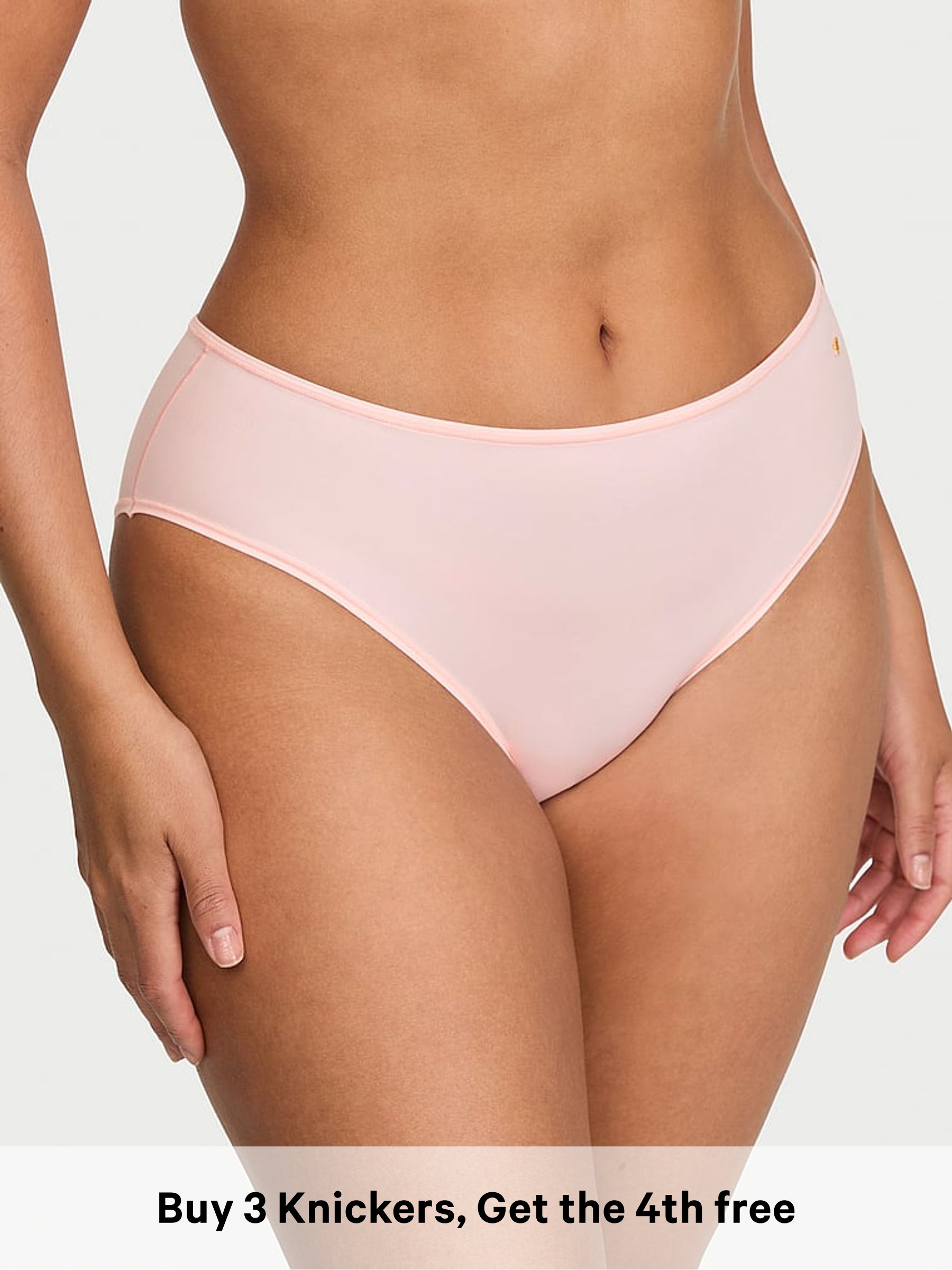 Purest Pink - Bikini Mid-rise Knickers