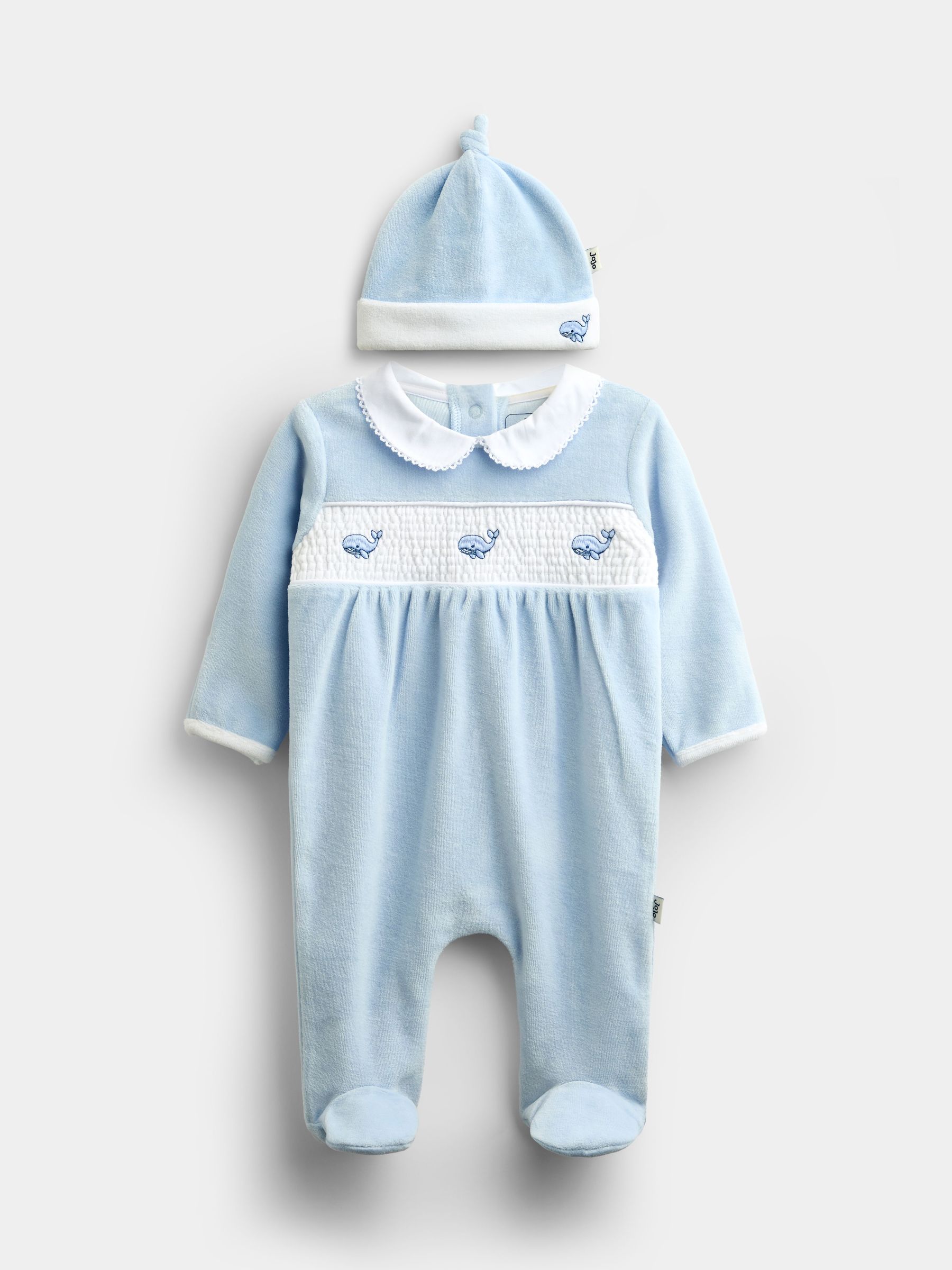 Blue - Smocked All In One