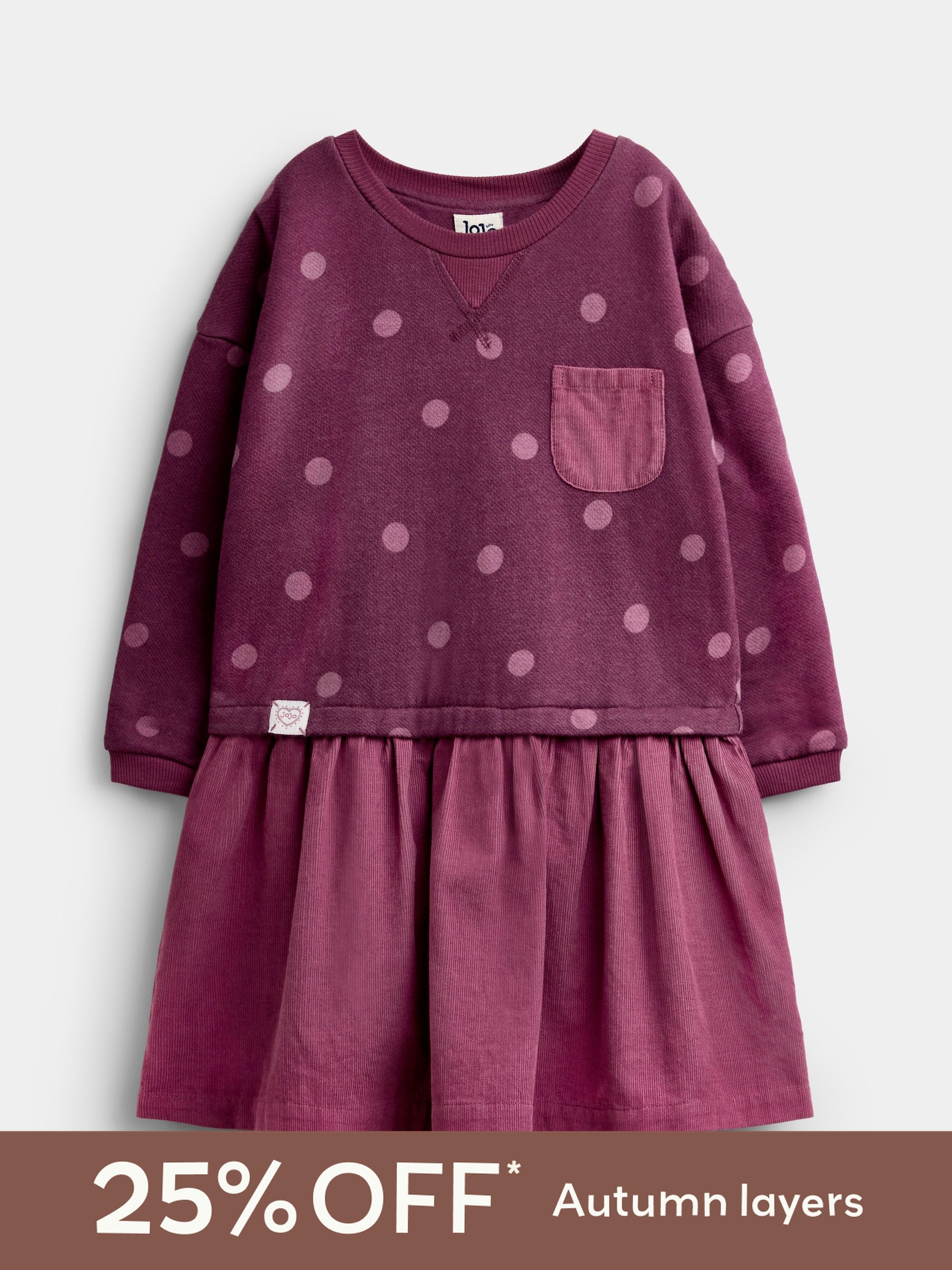 Purple - Combo Dress