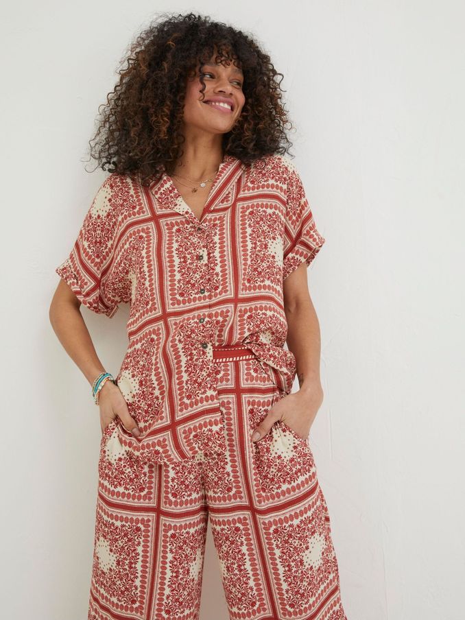 Natural Aniyah Bandana Shirt (M85918) | £28