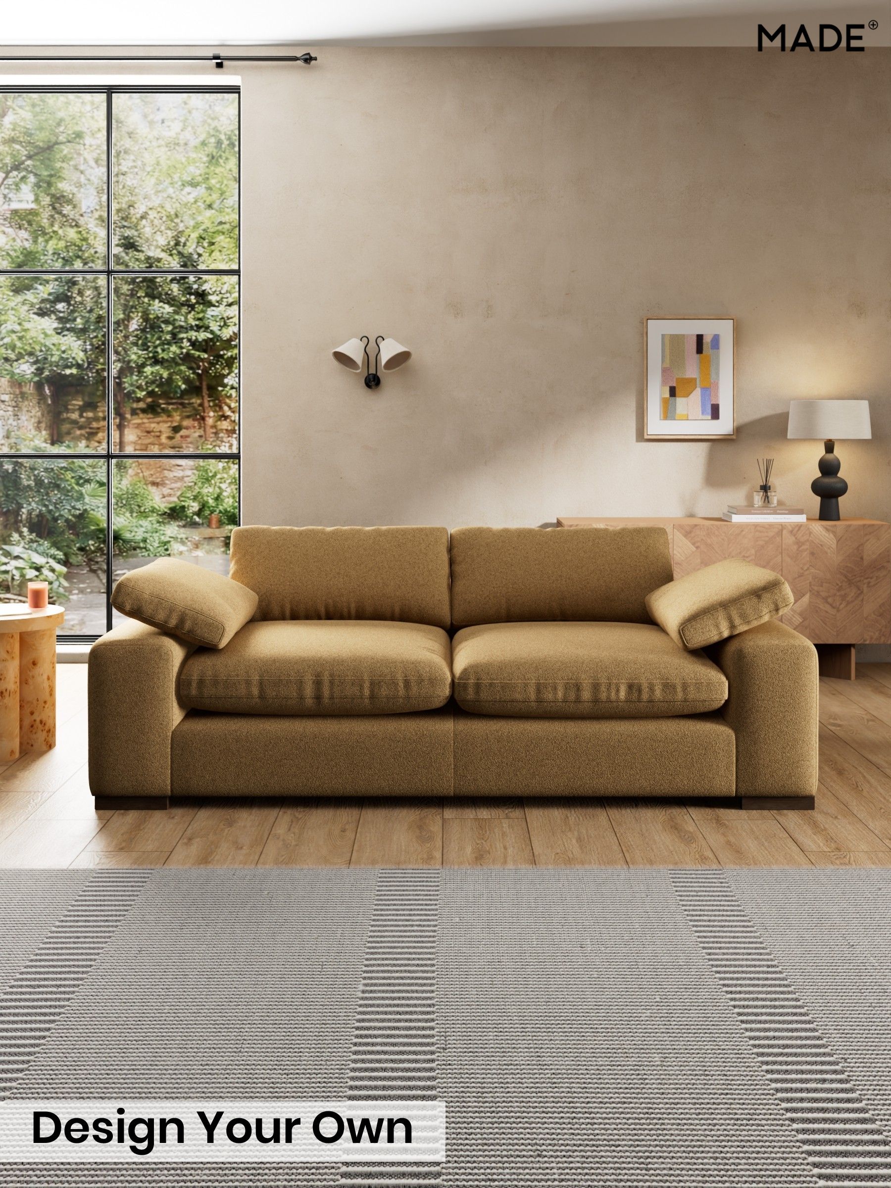 Soft Touch Boucle/Caramel Natural - Melbourne By Made