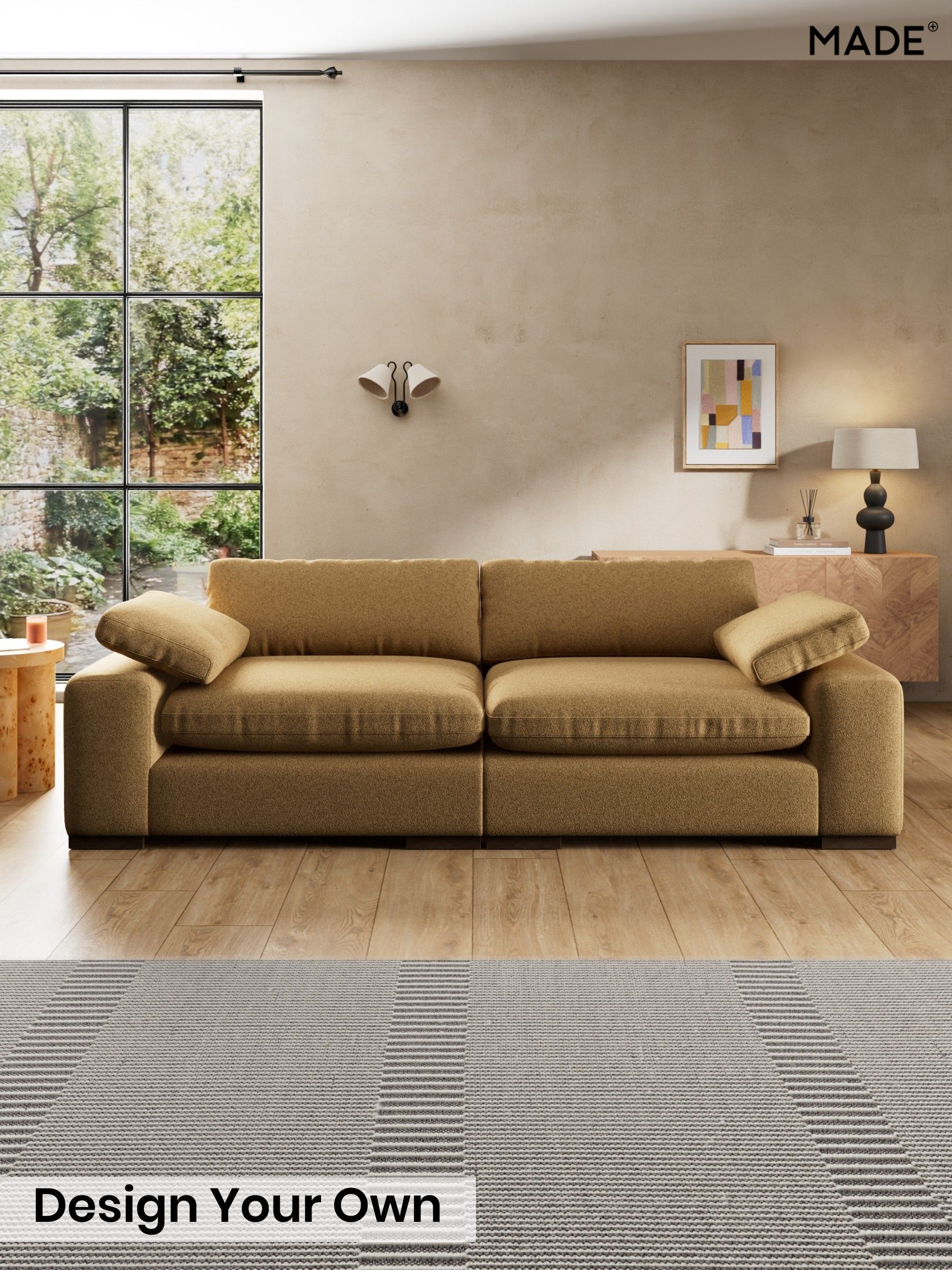 Soft Touch Boucle/Caramel Natural - Melbourne By Made