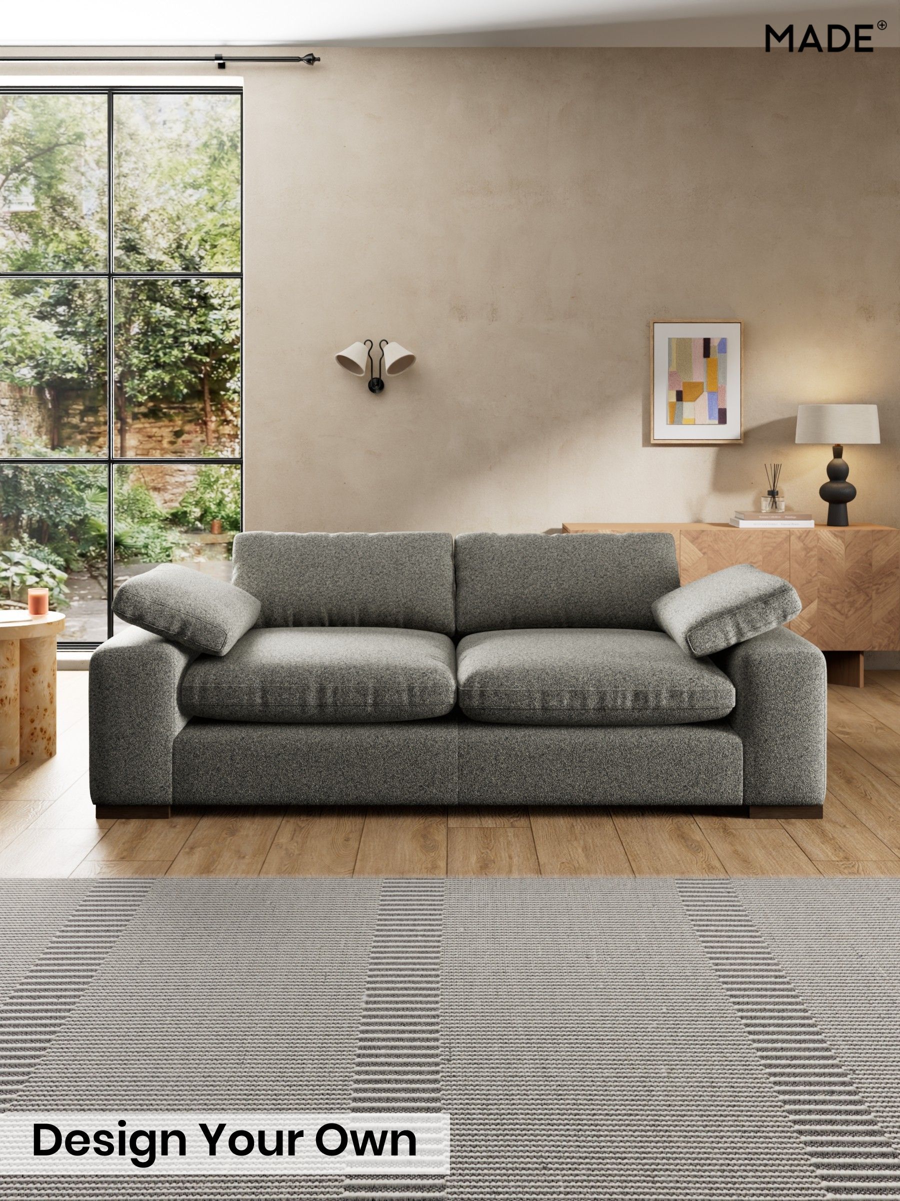 Soft Touch Boucle/Grey Marl - Melbourne By Made
