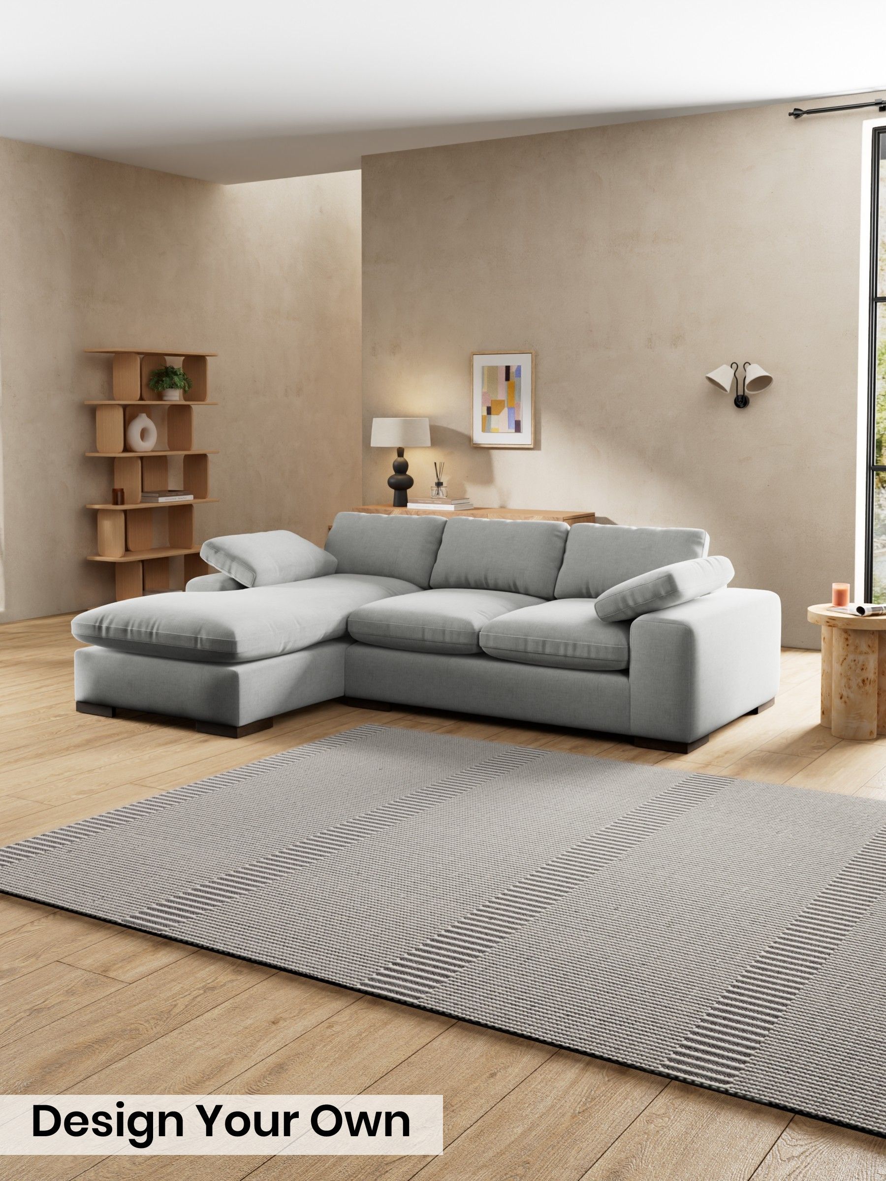 Etched Chenille/Pale Grey - Melbourne By Made