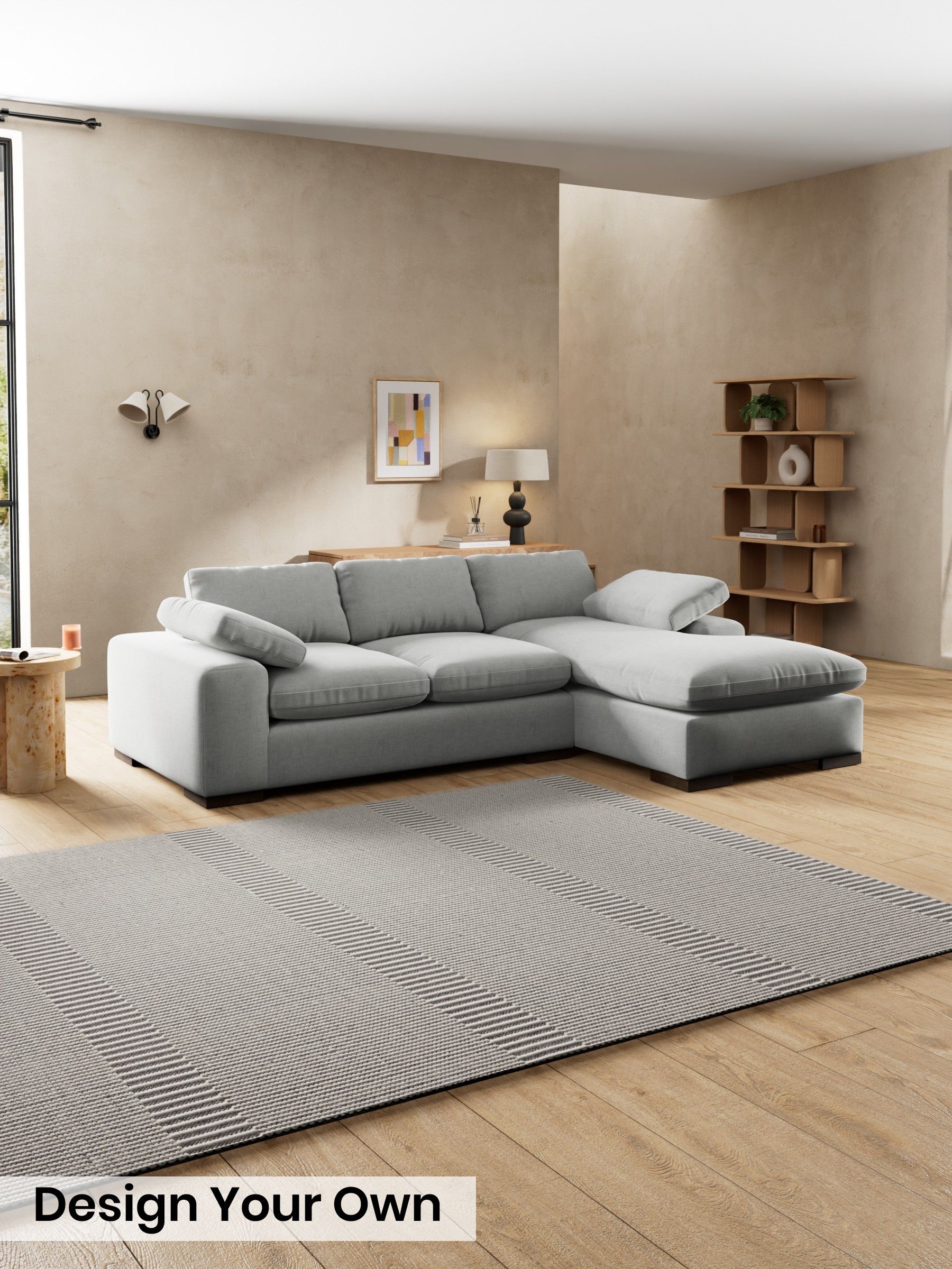 Etched Chenille/Pale Grey - Melbourne By Made