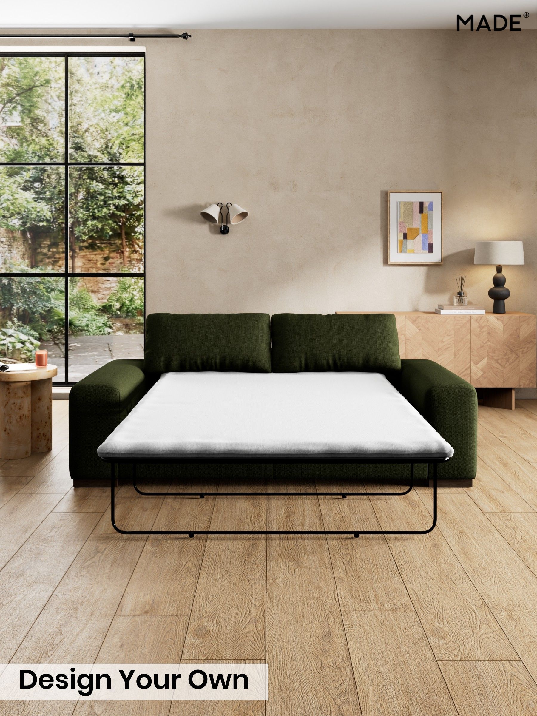 Basket Weave/Olive Green - Melbourne By Made