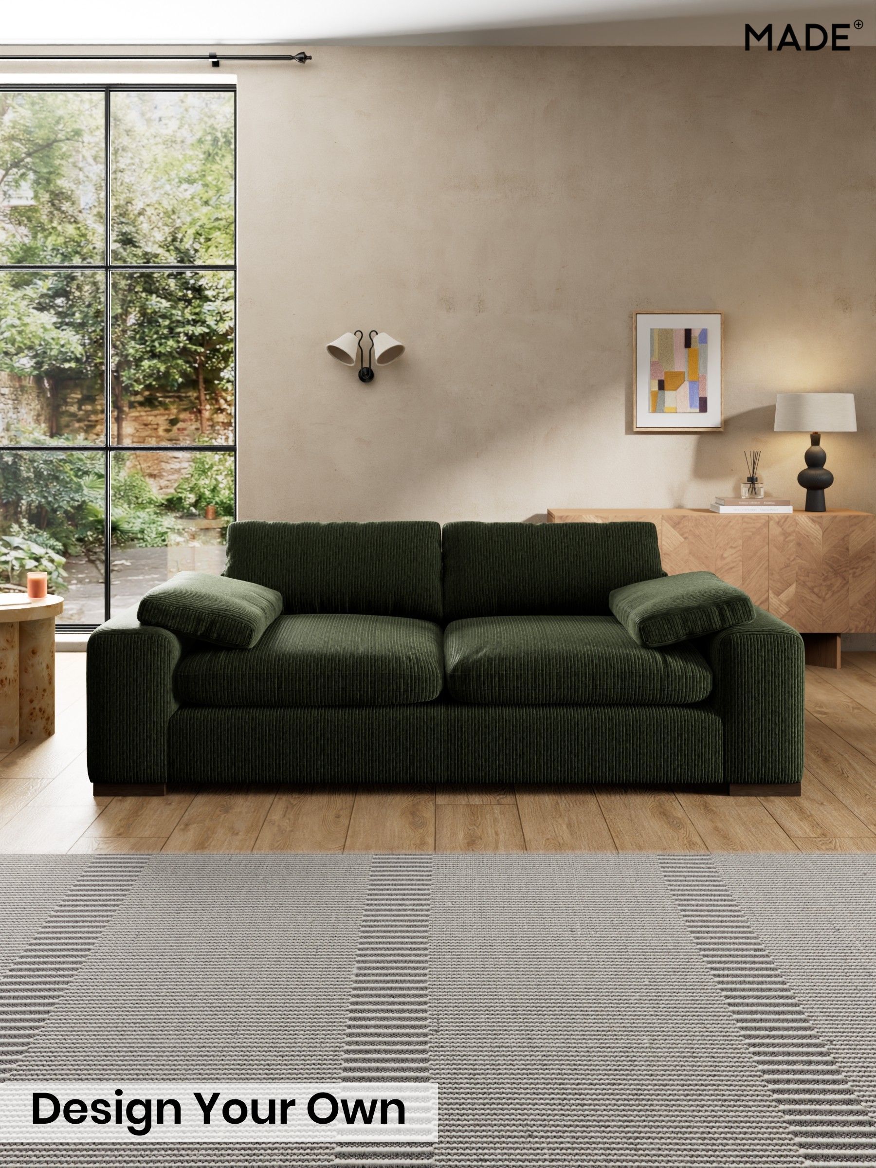 Matt Corduroy/Fennel Green - Melbourne Luxe By Made