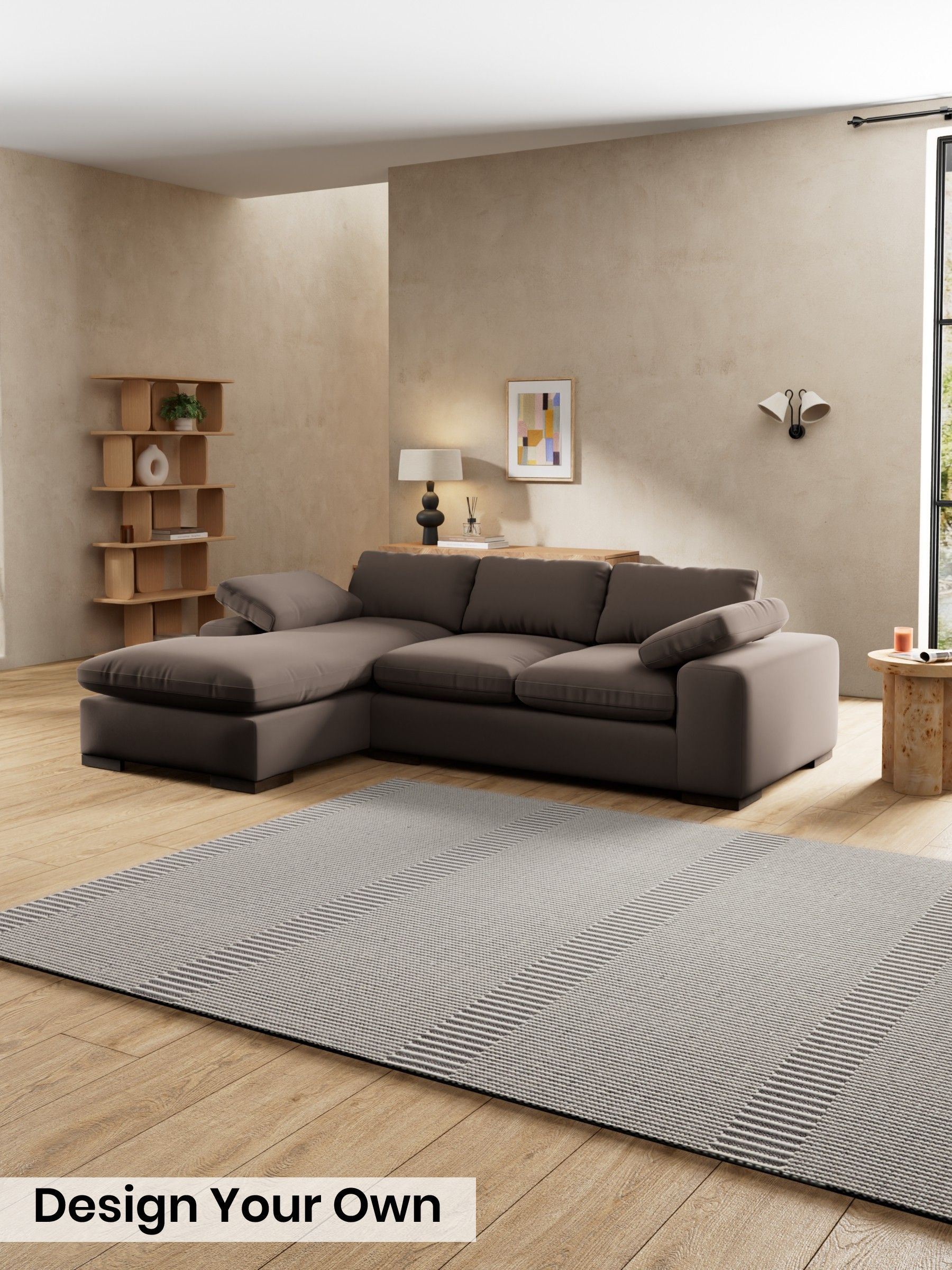 Matt Velvet Easy Clean/Soft Brown - Melbourne By Made